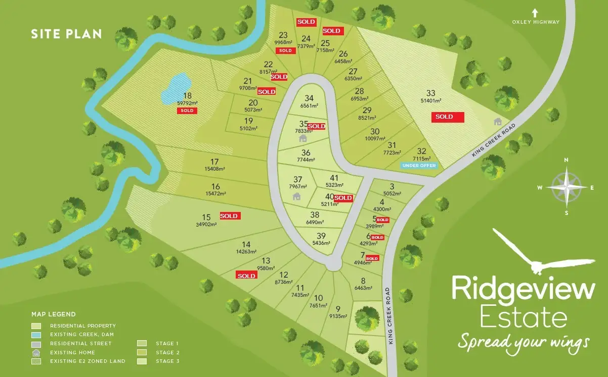 Main view of Homely land listing, Lot 39 Ridgeview Estate, King Creek NSW 2446