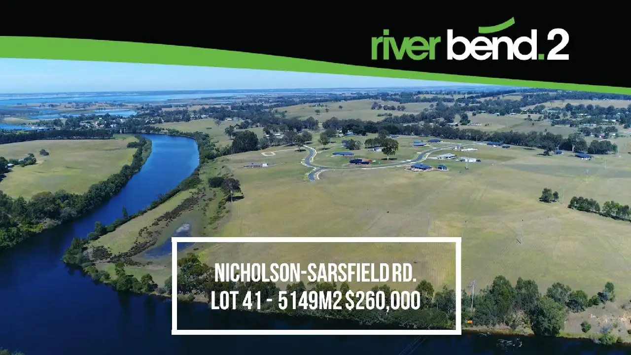 Main view of Homely land listing, Lot 41/180 Nicholson-Sarsfield Road, Nicholson VIC 3882