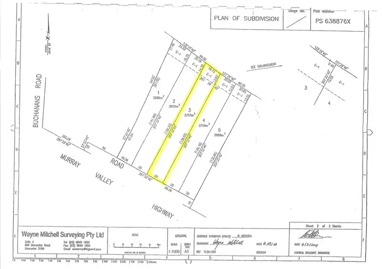 Third view of Homely land listing, Lots 3 Murray Valley Highway, Yarrawonga VIC 3730