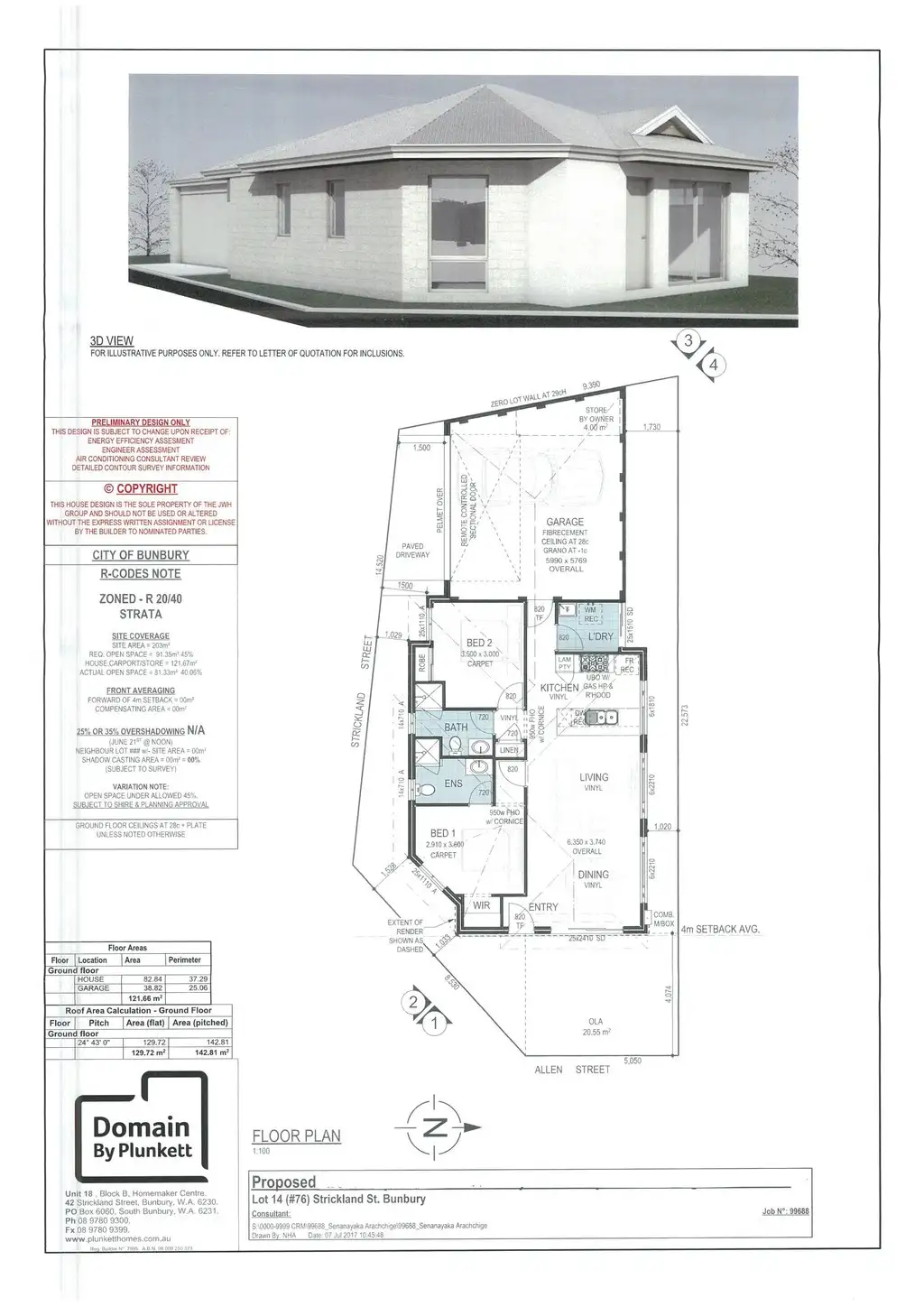 Main view of Homely land listing, 76 Strickland Street, East Bunbury WA 6230