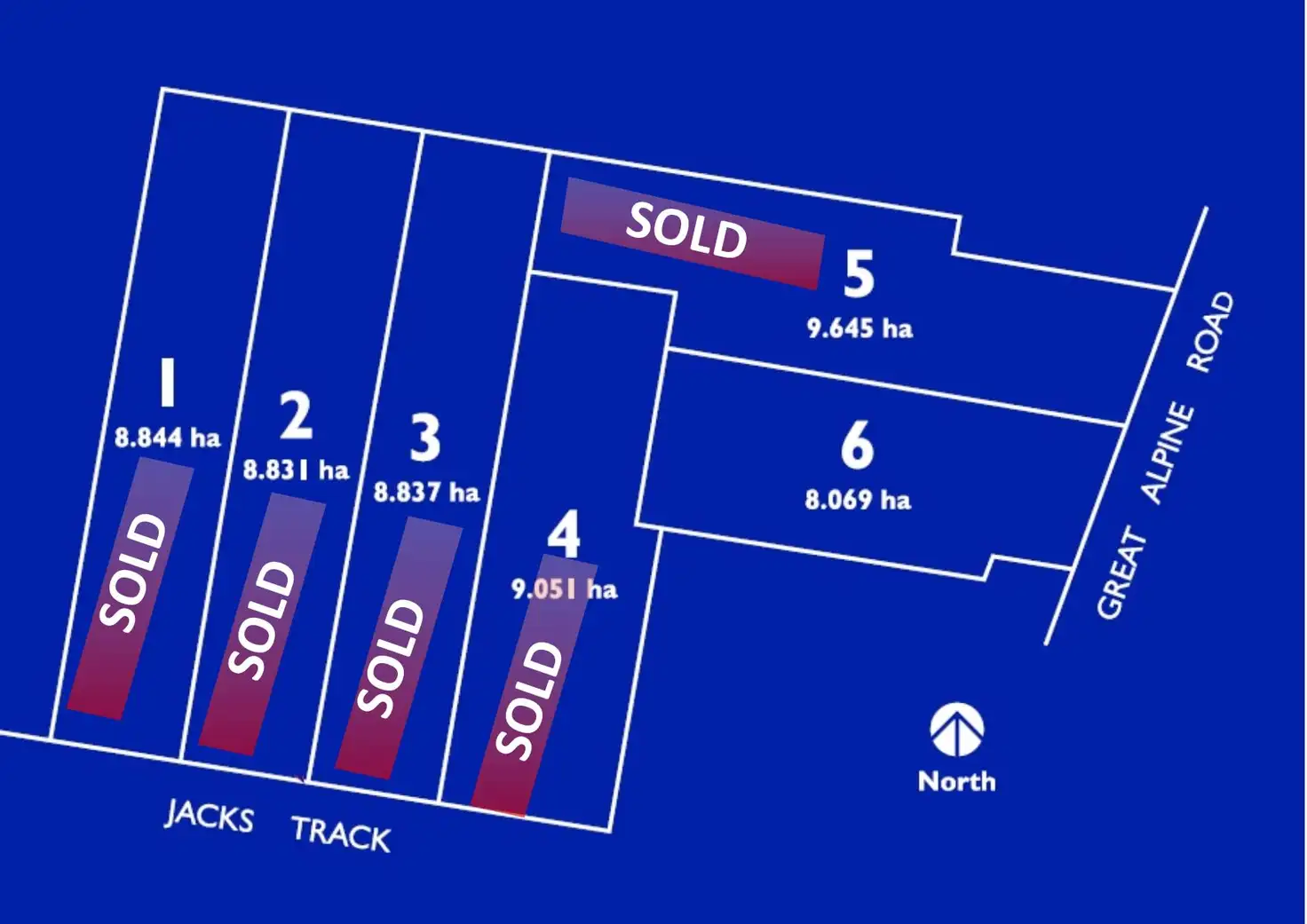 Main view of Homely land listing, 515 Great Alpine Road, Sarsfield VIC 3875