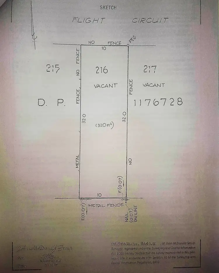 Third view of Homely land listing, Lot 216 Flight Circuit, Middleton Grange NSW 2171