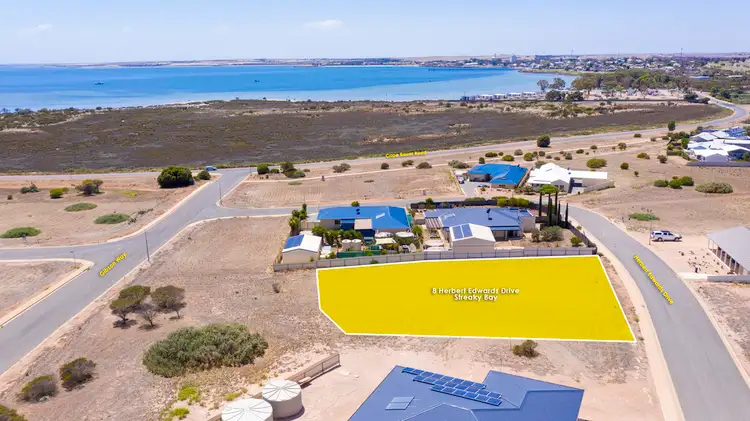 Main view of Homely land listing, 8 Herbert Edwards Drive, Streaky Bay SA 5680