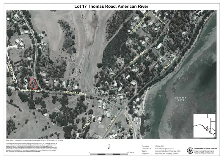 Third view of Homely land listing, 569 THOMAS ROAD, American River SA 5221