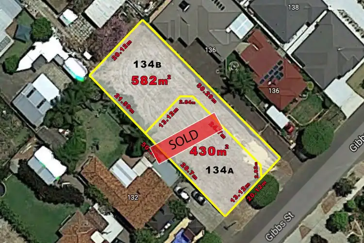 Fifth view of Homely land listing, 134B Gibbs Street, East Cannington WA 6107