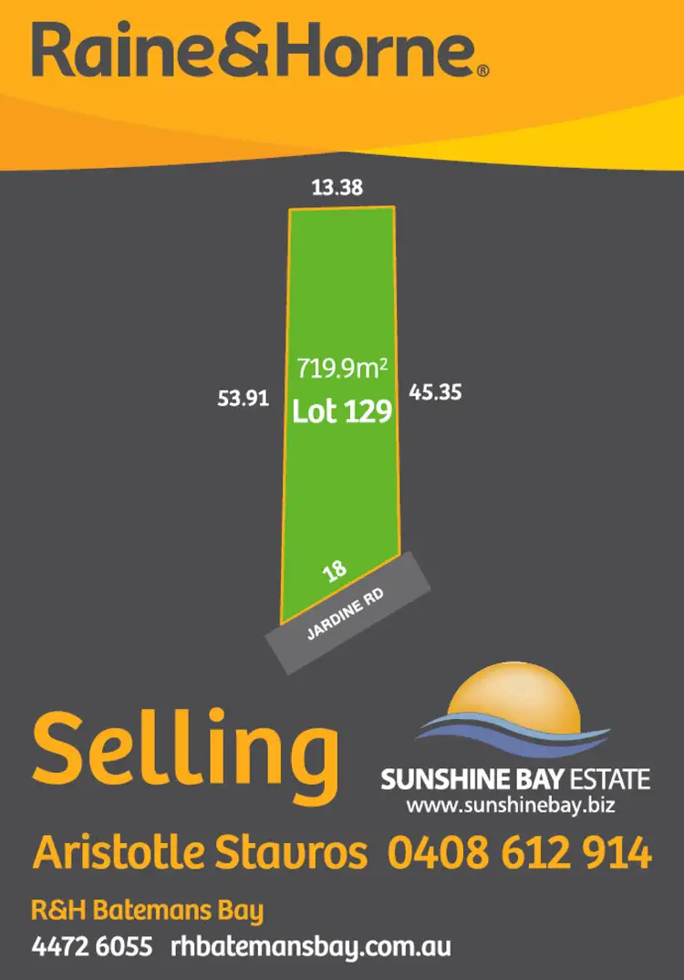 Third view of Homely land listing, Lot 135 Jardine Road, Sunshine Bay NSW 2536