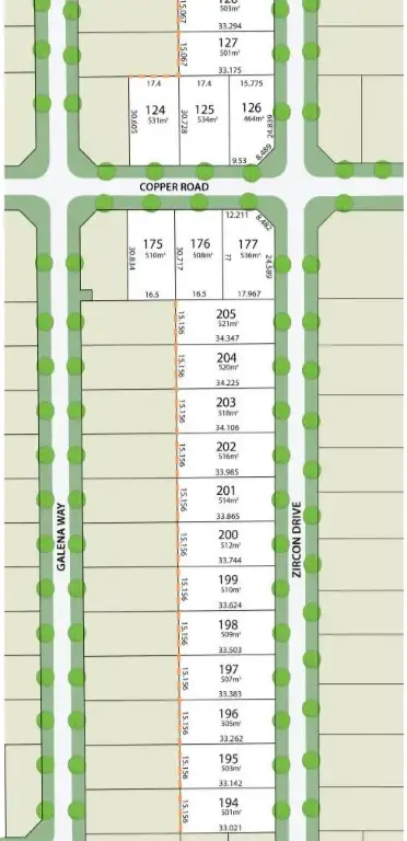 Main view of Homely land listing, 205 Zircon Drive, Byford WA 6122