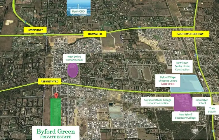 Second view of Homely land listing, 205 Zircon Drive, Byford WA 6122