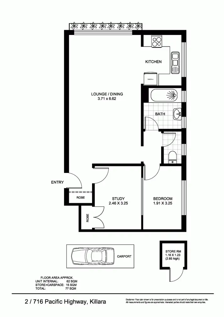 Fifth view of Homely apartment listing, 2/716 Pacific Hwy, Killara NSW 2071