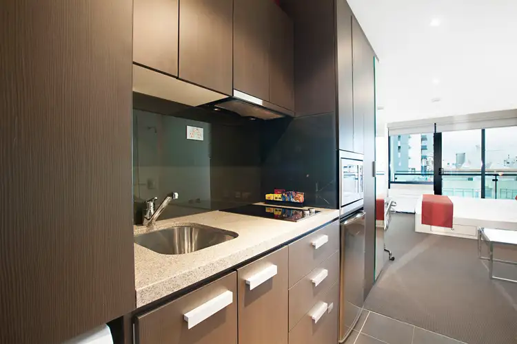 Third view of Homely apartment listing, 810/181 A'Beckett Street, Melbourne VIC 3000