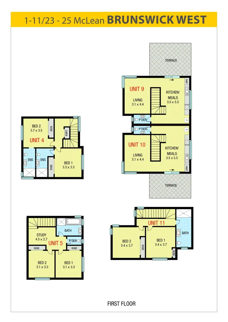 Third view of Homely townhouse listing, 1-11/23-25 McLean Street, Brunswick West VIC 3055