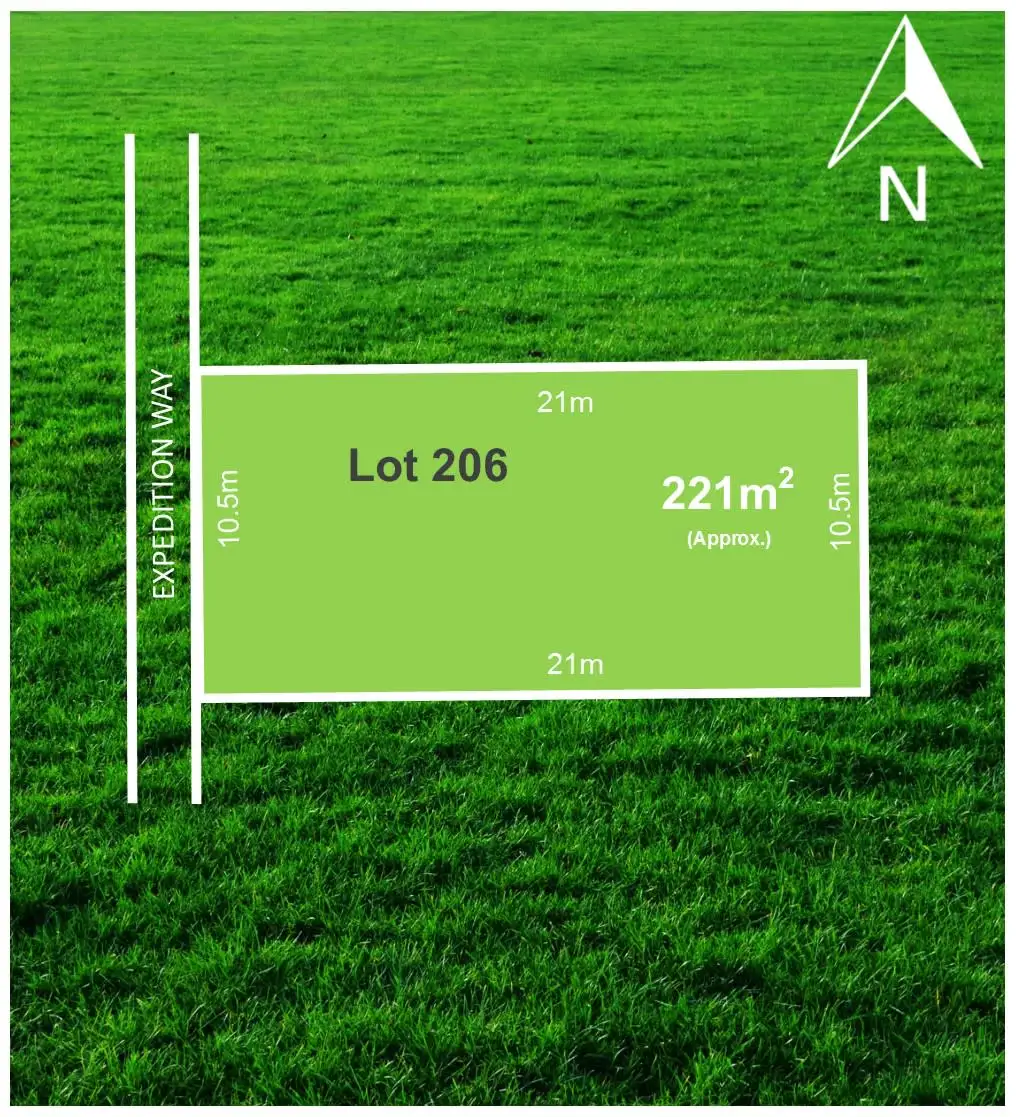 Main view of Homely land listing, Lot 206 Expedition Way, Corio VIC 3214