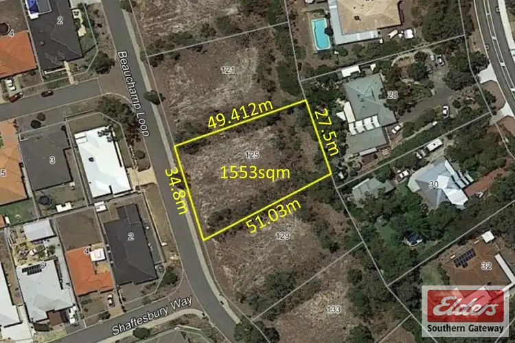 Main view of Homely land listing, 125 Beauchamp Loop, Wellard WA 6170
