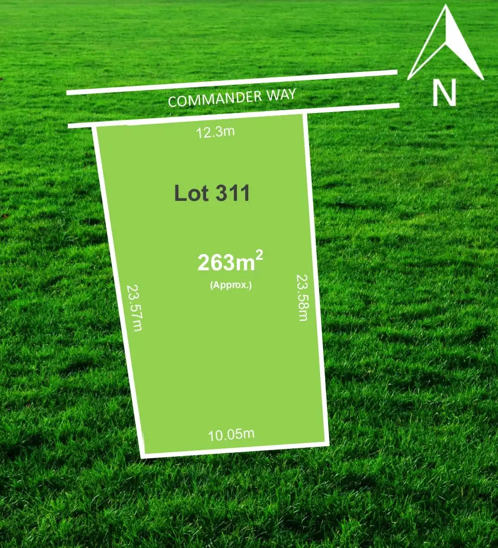 Main view of Homely land listing, Lot 311 Commander Way, Corio VIC 3214