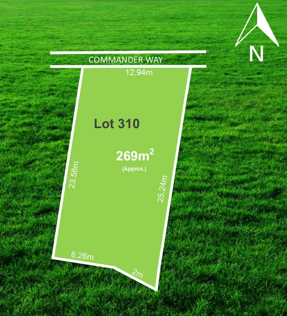 Main view of Homely land listing, Lot 310 Commander Way, Corio VIC 3214
