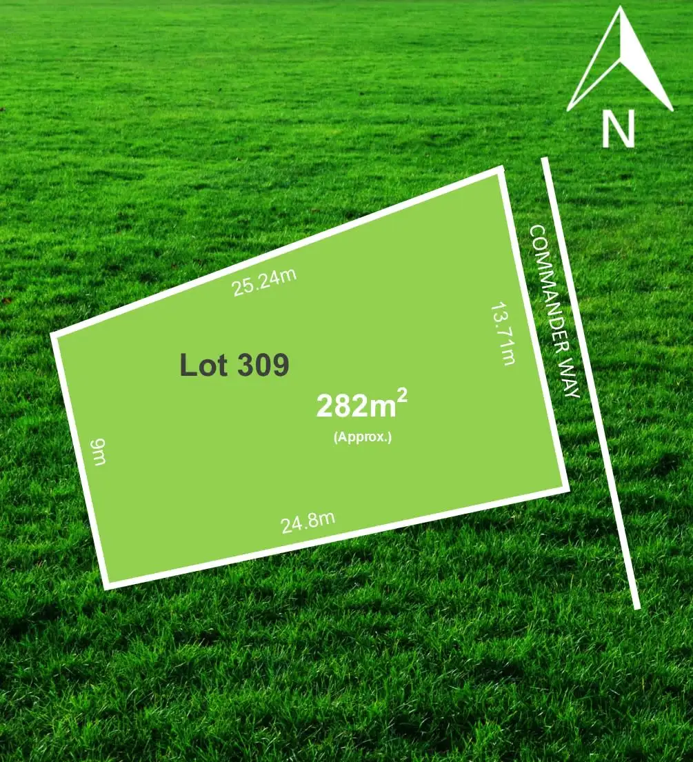 Main view of Homely land listing, Lot 309 Commander Way, Corio VIC 3214