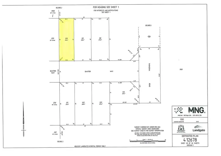 Main view of Homely land listing, 120 Baxteri Way, Hammond Park WA 6164