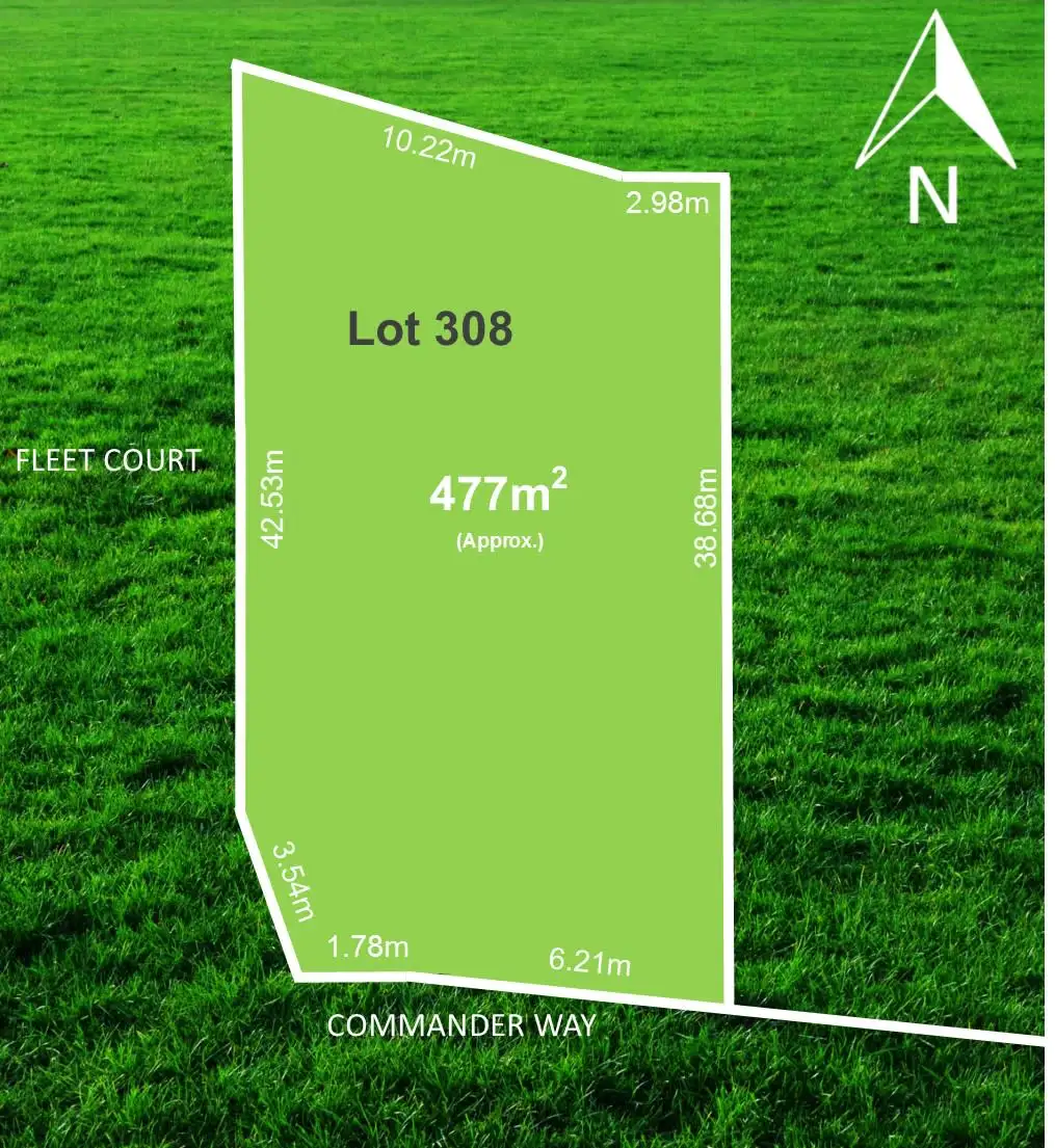 Main view of Homely land listing, Lot 308 Fleet Court, Corio VIC 3214
