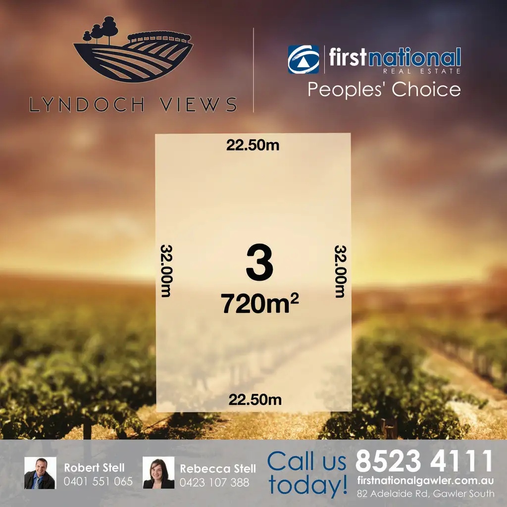 Main view of Homely land listing, Lot 3 Richter Road, Lyndoch SA 5351