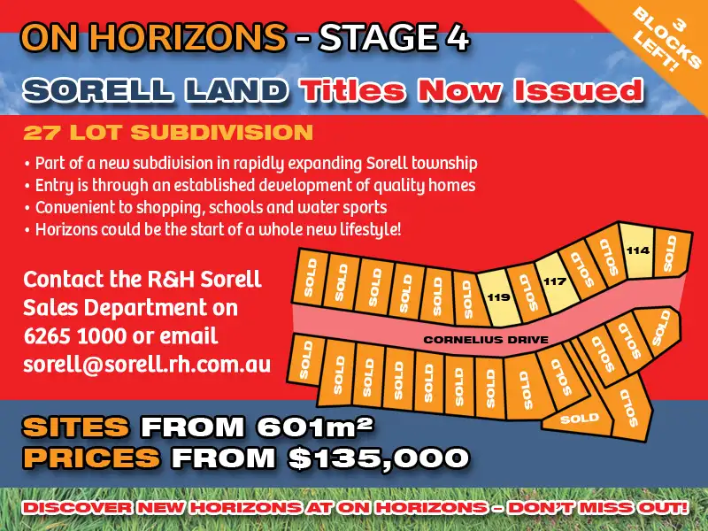 Main view of Homely land listing, Lot 119 'On Horizons', Cornelius Drive, Sorell TAS 7172