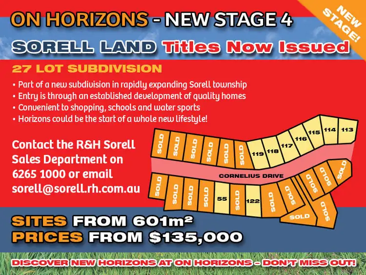 Second view of Homely land listing, Lot 55 'On Horizons', Cornelius Drive, Sorell TAS 7172