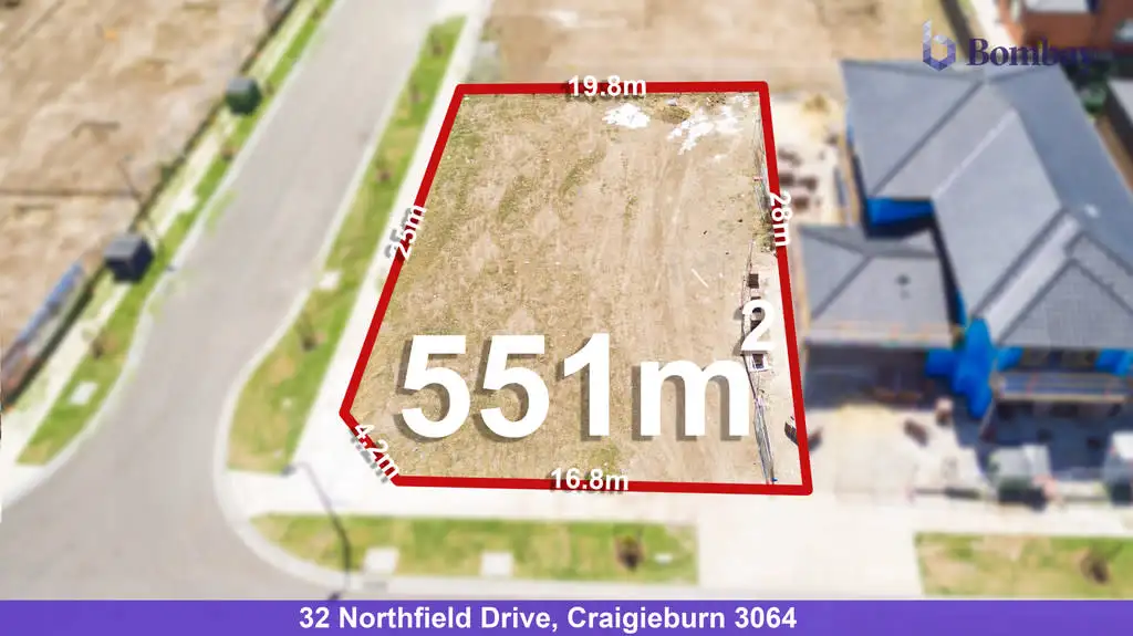 Main view of Homely land listing, 32 (Lot 31806) Northfield Drive, Craigieburn VIC 3064
