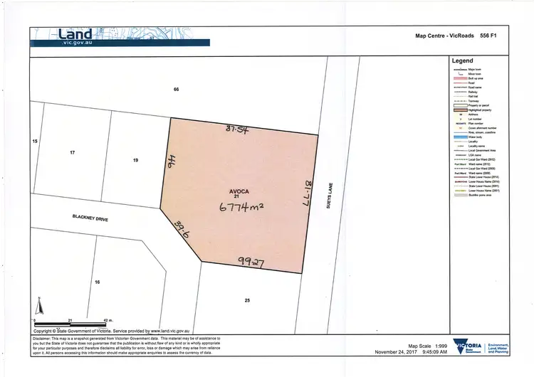 Main view of Homely land listing, 21 Blackney Drive, Avoca VIC 3467