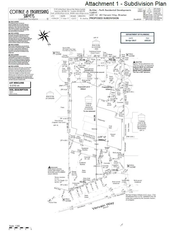 Third view of Homely land listing, Prop Lots 1/3 Vervain Way, Riverton WA 6148