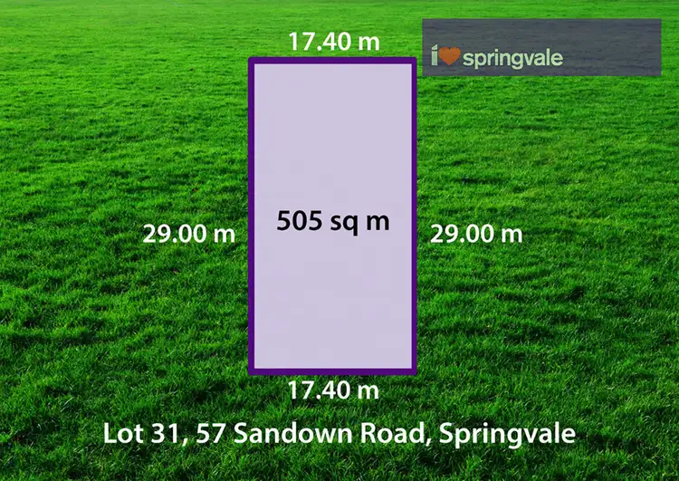 Main view of Homely land listing, Lot 31, 57-59 Sandown Road, Springvale VIC 3171