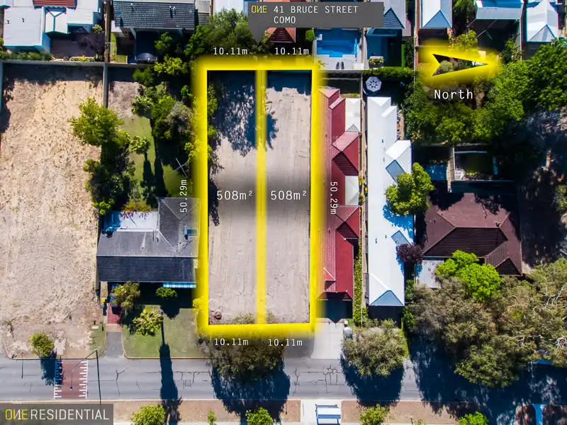 Main view of Homely land listing, 41A Bruce Street, Como WA 6152