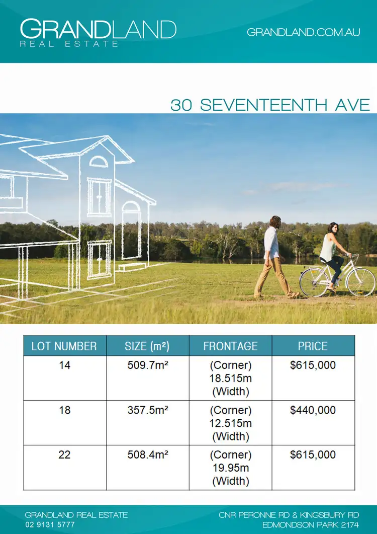 Second view of Homely land listing, Lot 14 @ 30 Seventeenth Avenue, Austral NSW 2179