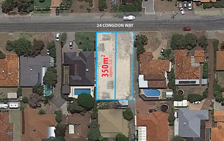 Second view of Homely land listing, 24A Congdon Way, Booragoon WA 6154