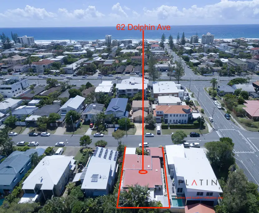 Main view of Homely house listing, 62 Dolphin Avenue, Mermaid Beach QLD 4218