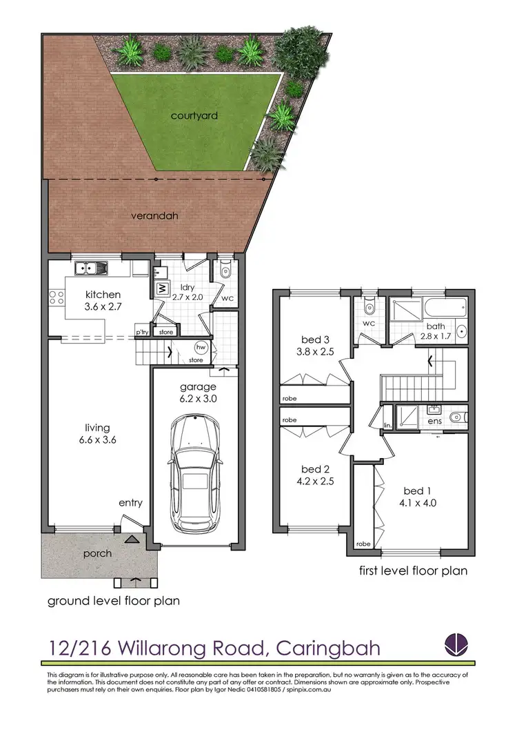 Fifth view of Homely townhouse listing, 12/216 Willarong road, Caringbah NSW 2229
