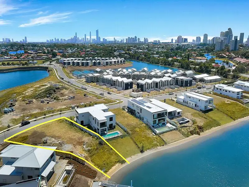 Main view of Homely land listing, 32 Lakeview Boulevard, Mermaid Waters QLD 4218