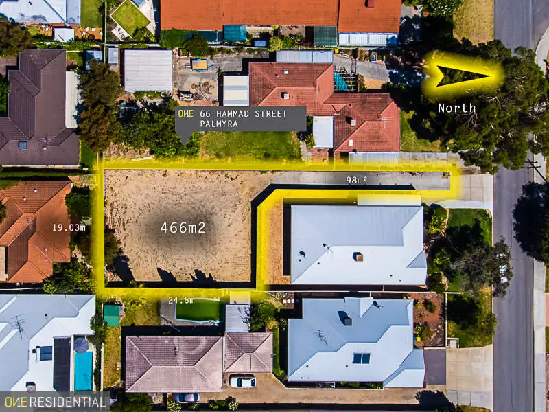 Main view of Homely land listing, Lot 2/66 Hammad Street, Palmyra WA 6157