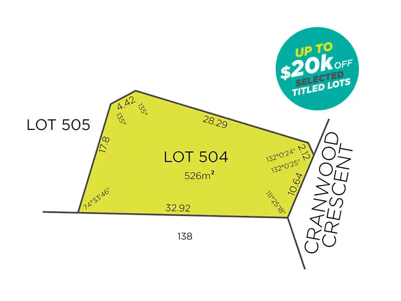 Main view of Homely land listing, 28 Cranwood Crescent, Viveash WA 6056