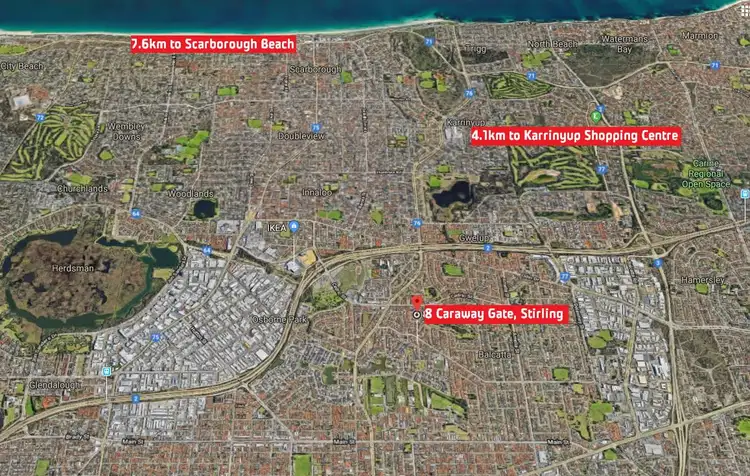 Fourth view of Homely house listing, 8 Caraway Gate, Stirling WA 6021