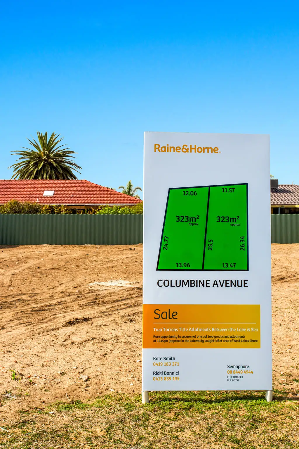 Main view of Homely land listing, 16a Columbine Avenue, West Lakes Shore SA 5020