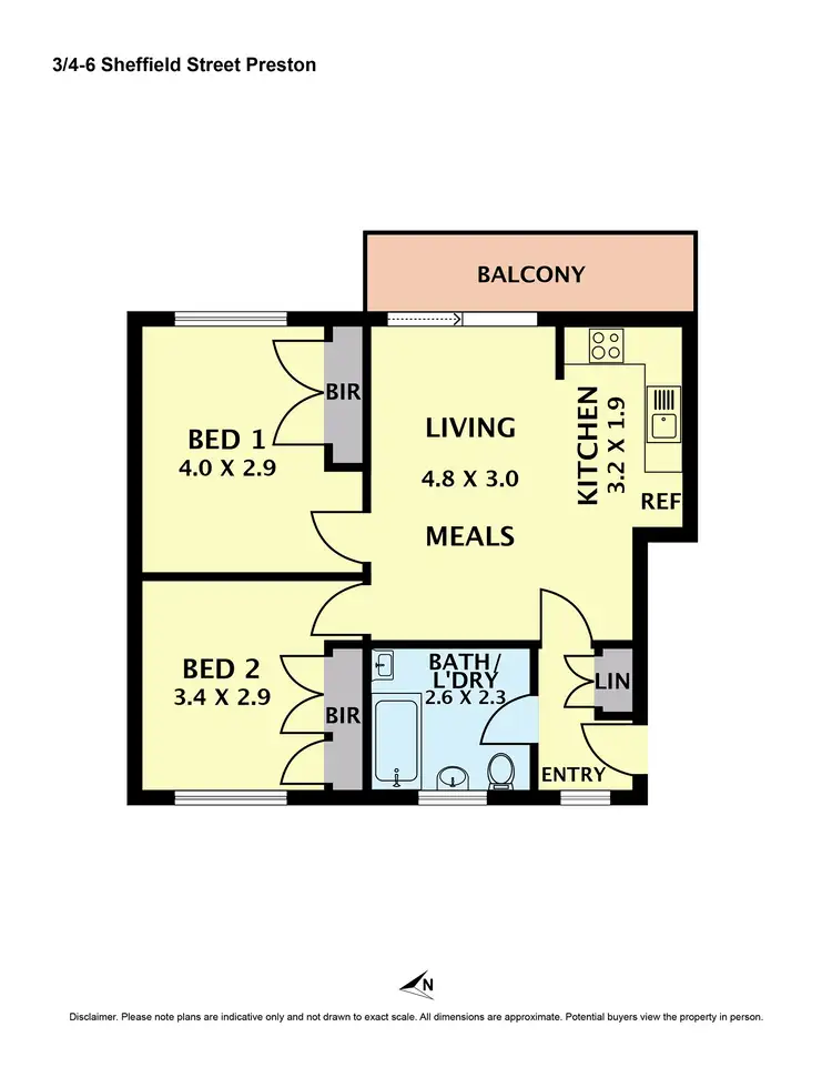 Second view of Homely apartment listing, 3/4-6 Sheffield Street, Preston VIC 3072
