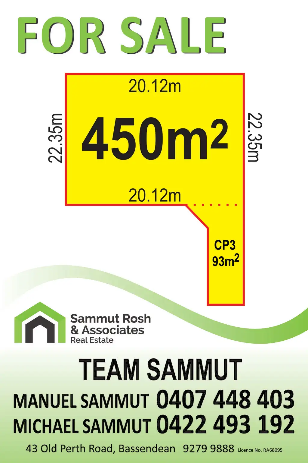 Main view of Homely land listing, 35A Ivanhoe Street, Morley WA 6062