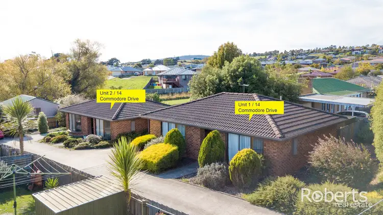 Main view of Homely house listing, 1&2/14 Commodore Drive, Newnham TAS 7248