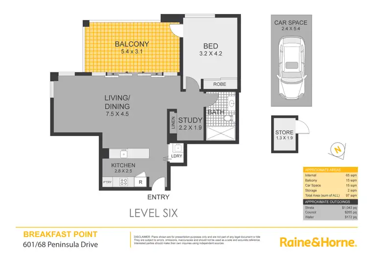 Seventh view of Homely apartment listing, 601/68 Peninsula Drive, Breakfast Point NSW 2137