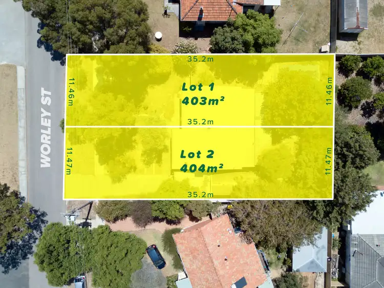 Second view of Homely land listing, Lot 1/45 Worley Street, Willagee WA 6156