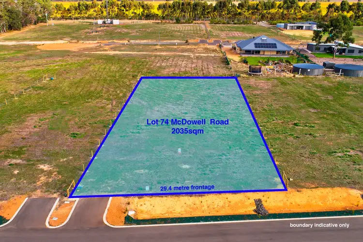 Main view of Homely land listing, Lot 74 McDowell Road, Witchcliffe, Margaret River WA 6285