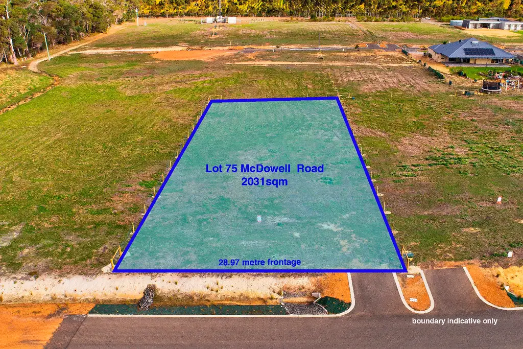 Main view of Homely land listing, Lot 75 McDowell Road, Witchcliffe, Margaret River WA 6285