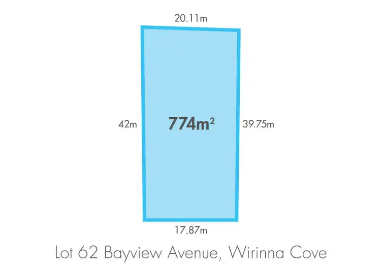 Second view of Homely land listing, Lot-62 Bayview Avenue, Wirrina Cove SA 5204