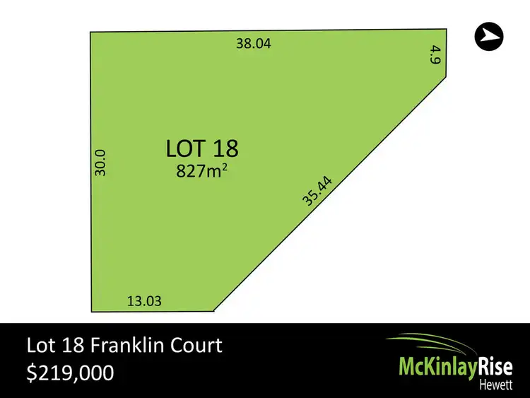 Main view of Homely land listing, Lot 18 Franklin Court, Hewett SA 5118
