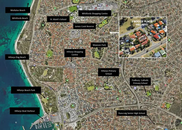 Third view of Homely house listing, 3 Bootie Place, Hillarys WA 6025