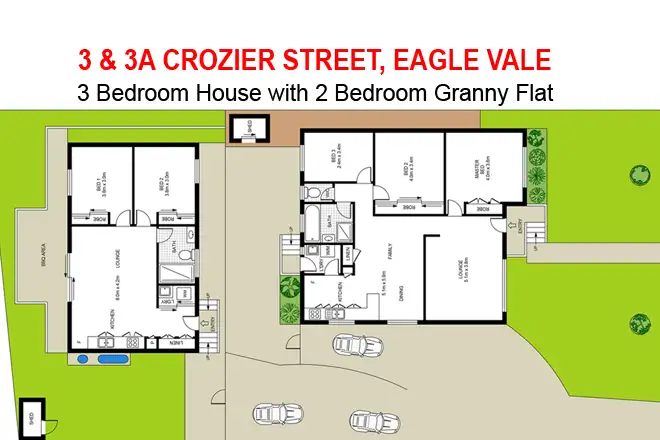 3 & 3A Crozier Street, Eagle Vale NSW 2558